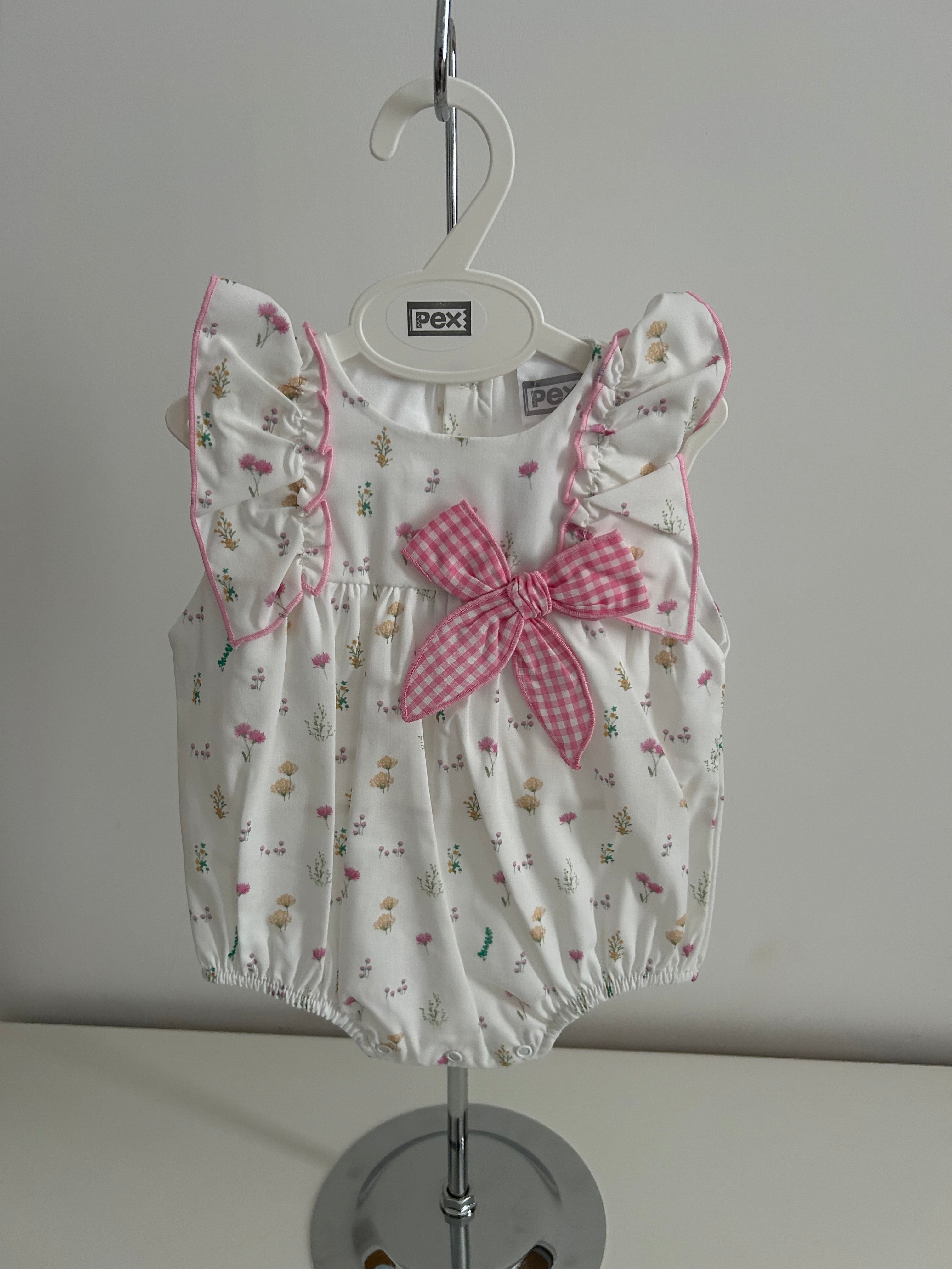 June romper pink