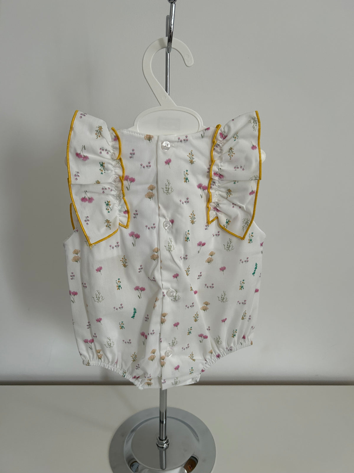 June romper yellow