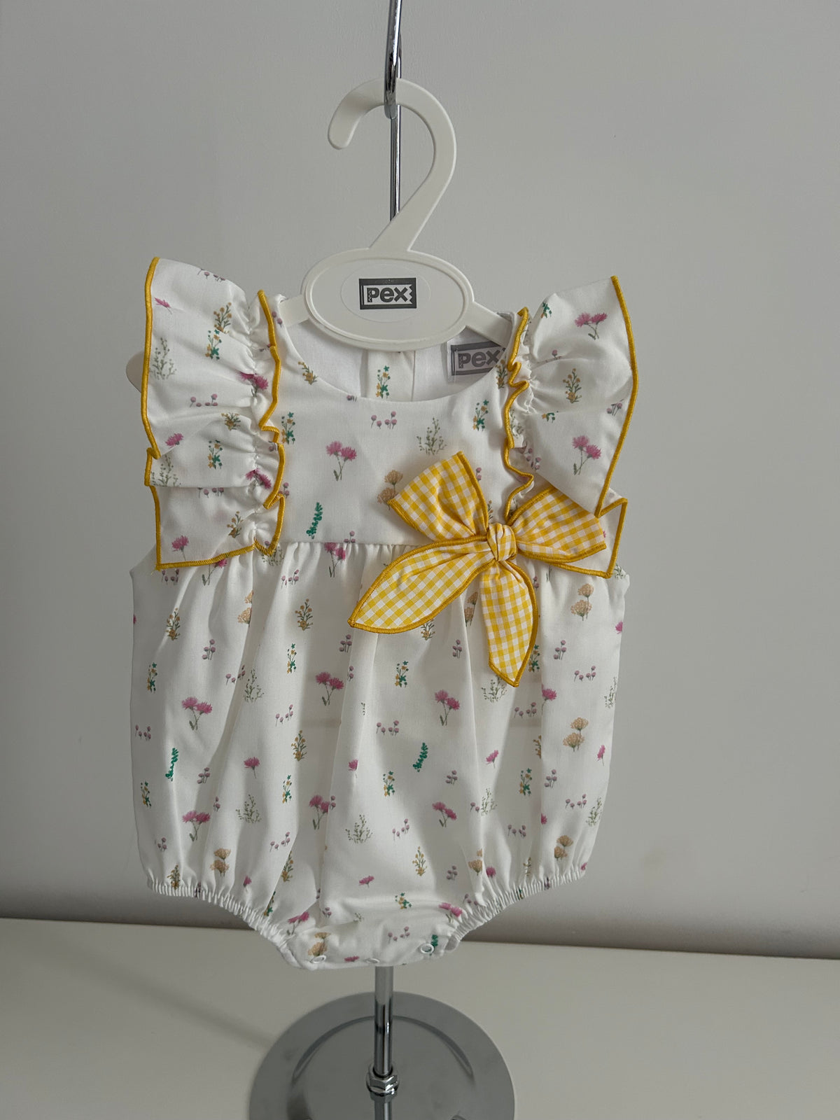 June romper yellow