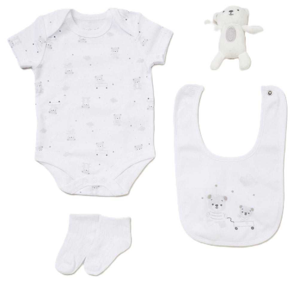 White 4 piece boxed gift set
