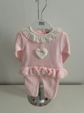 Cecily trouser pink suit