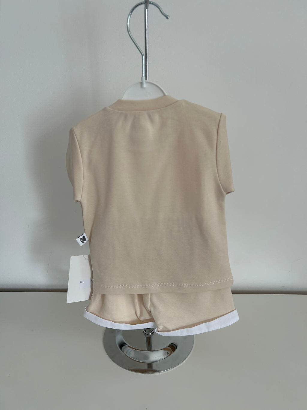 Kleo Kids Boys 2pc Shorts Set Beige