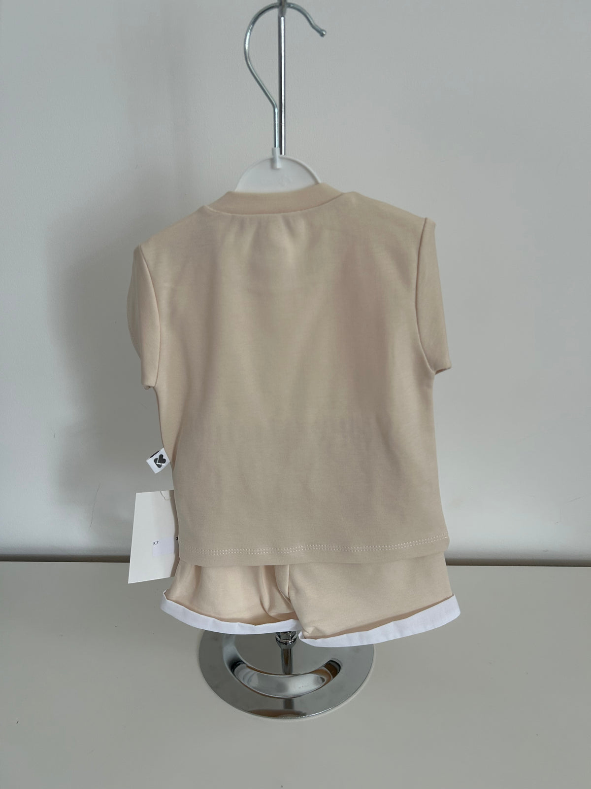 Kleo Kids Boys 2pc Shorts Set Beige