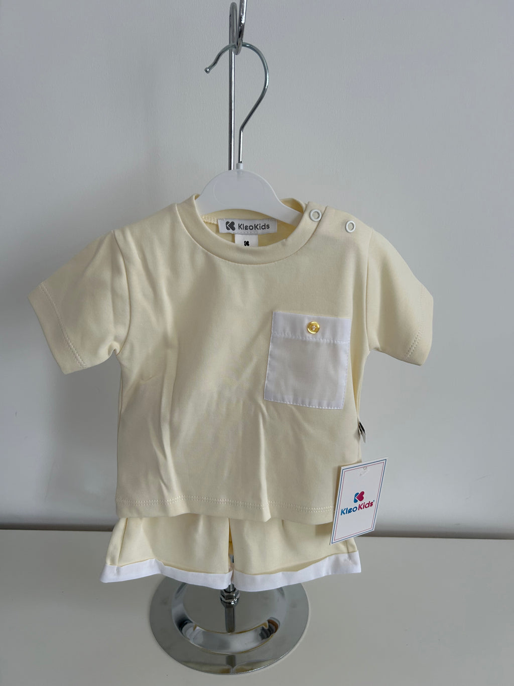 Kleo Kids Boys 2pc Shorts Set Lemon