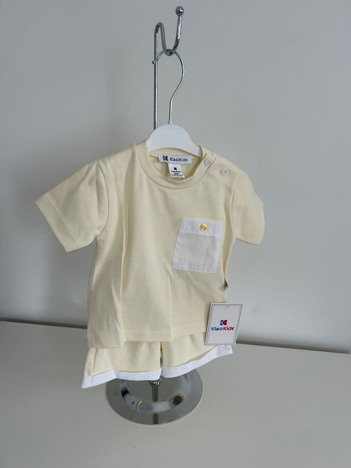 Kleo Kids Boys 2pc Shorts Set Lemon