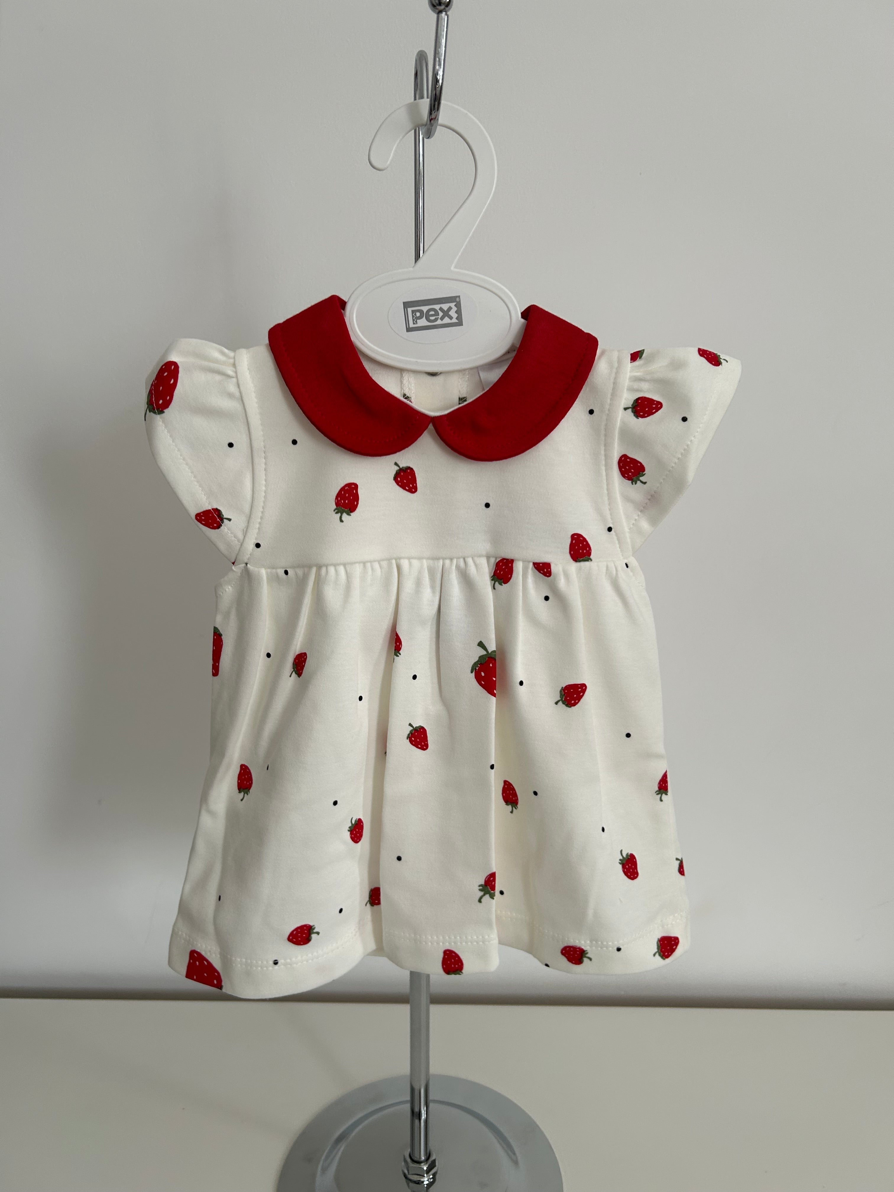 Strawberry baby dress