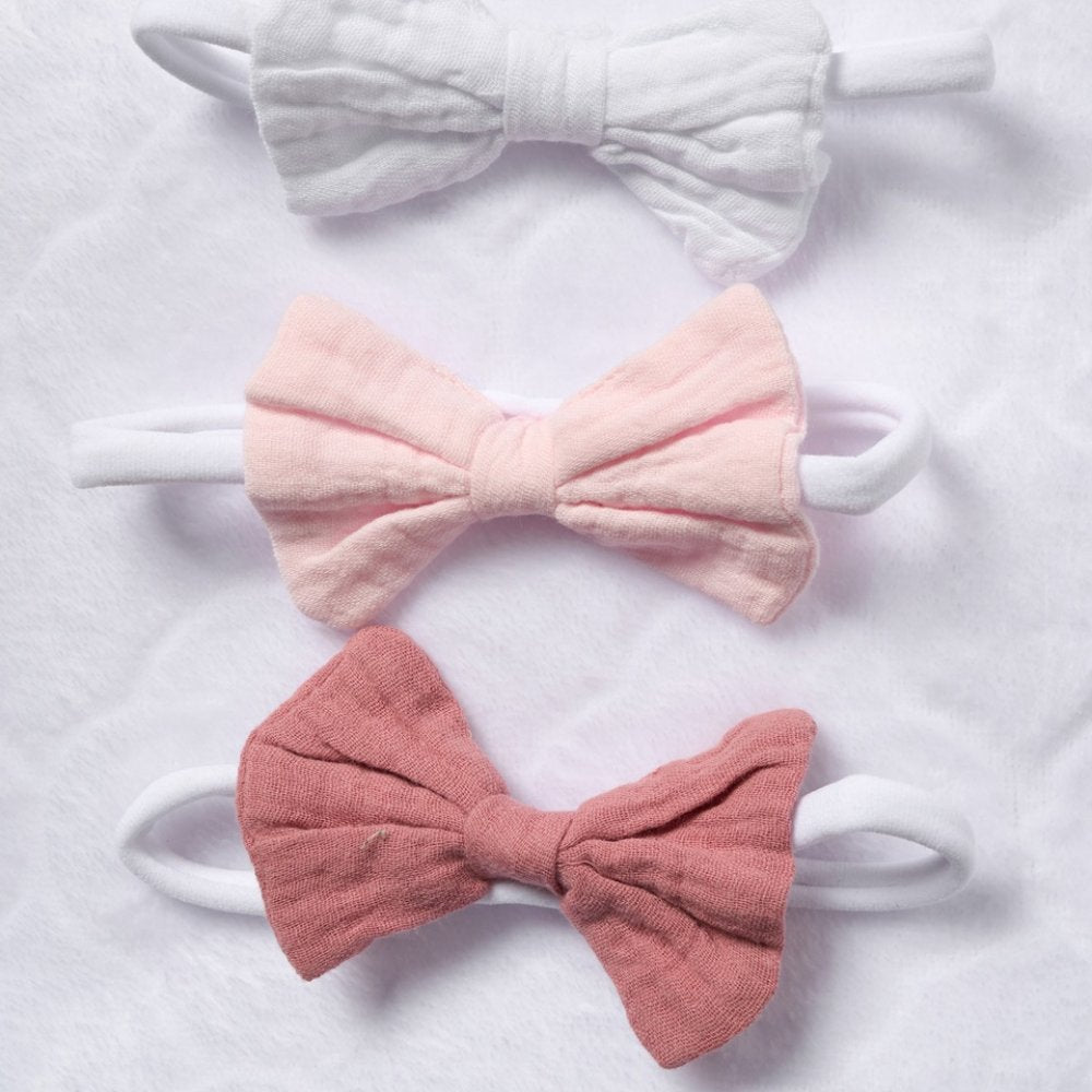 Rock a bye baby - Baby embossed blanket and headband set