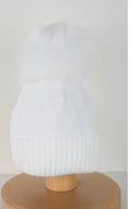 White Pom Pom hat